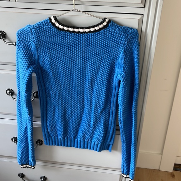 Margret O’Leary cotton sweater blue size small. Used one time - Picture 4 of 4